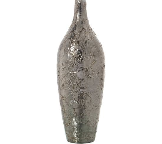 Vase En Céramique Argent Pour Une Déco Chic Et Élégante