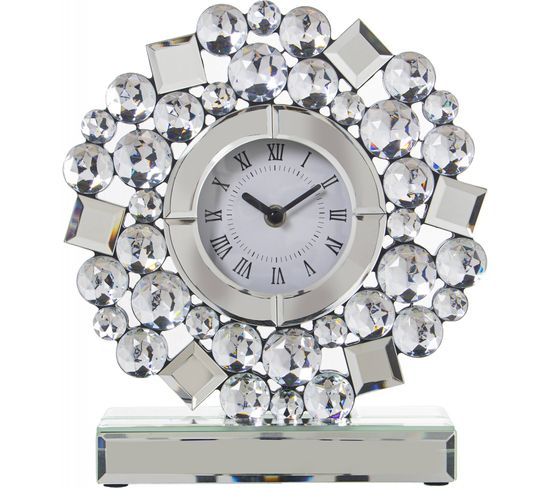 Horloge Murale Cristal Éclat Et Style Élégant