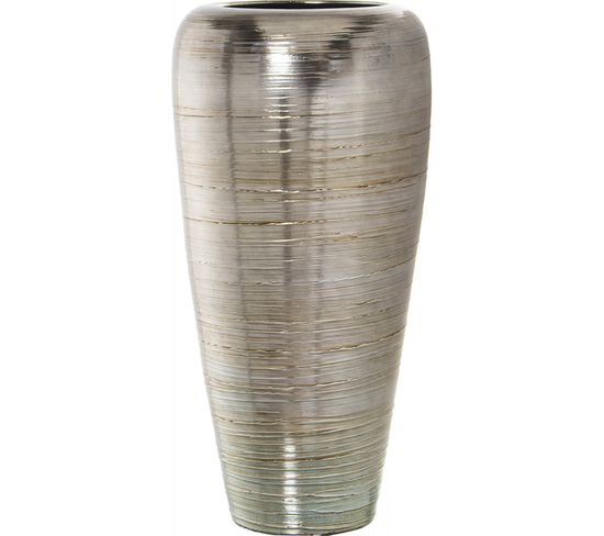 Vase Design Élégant Argent Éclat Déco Moderne