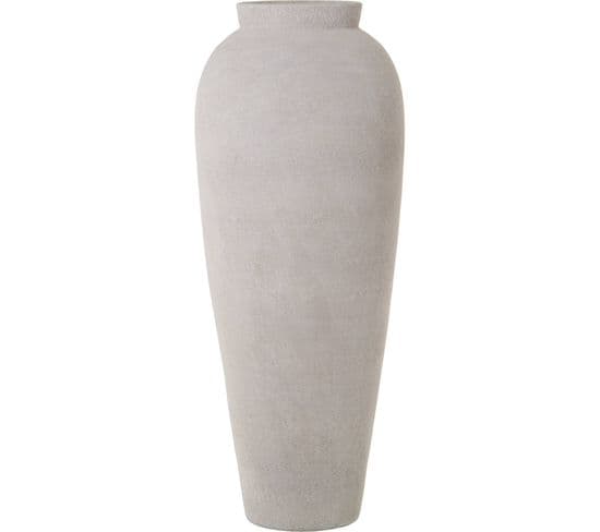 Vase Décoratif Chic En Céramique Blanc Sable Pour Intérieur