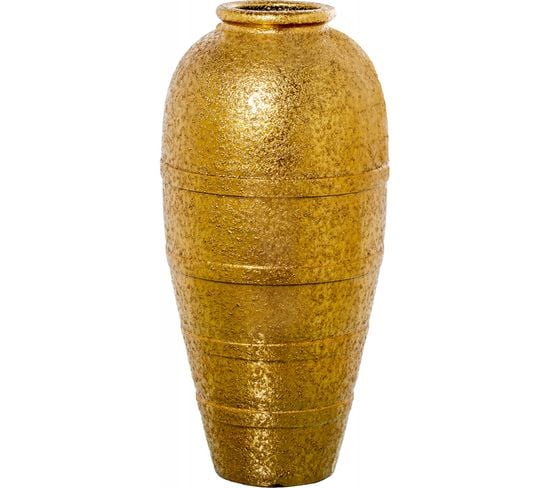 Vase Élégant Doré Pour Une Décoration Raffinée