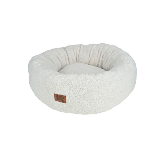Coussin Rond Laine Bouclee Wooli