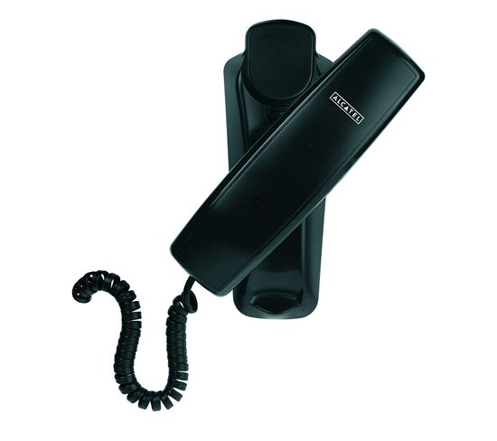 Téléphone Filaire Monobloc Fixation Murale Noir - Temporis 10 Pro
