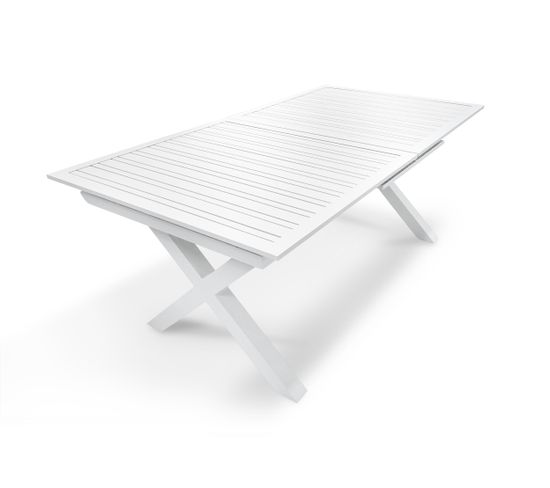 Table De Jardin En Aluminium Blanc - Floride