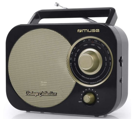 Radio Portable Analogique Noir - M055rb