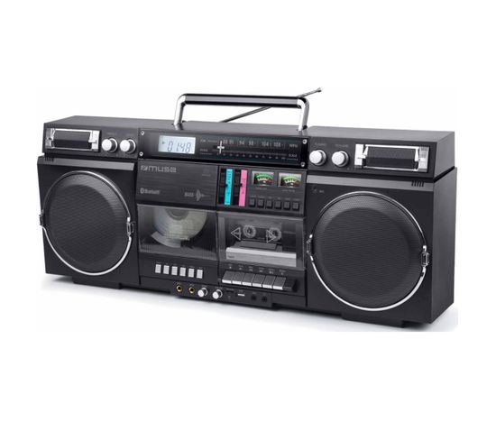 Radio-cassette Cd Avec Bluetooth Noir - M-380gb