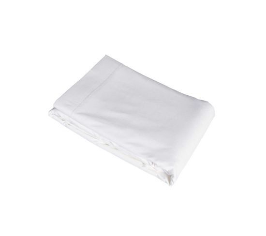Drap Plat Coton Made In France Blanc 240x310