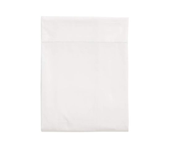 Drap Plat Percale Made In France Blanc 240x310