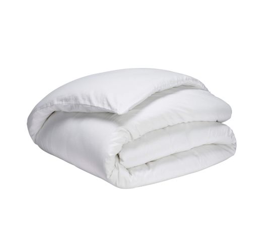 Housse De Couette Percale Made In France Blanc 200x200