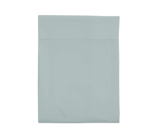 Drap Plat Percale Made In France Bleu 240x310