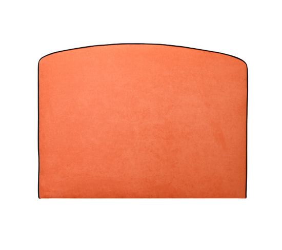 Tête De Lit En Tissu Orange 145 Cm Ronda