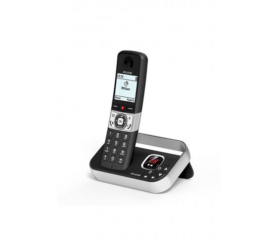 Téléphone sans fil répondeur ALCATEL  F890 VOICE NOIR SOLO