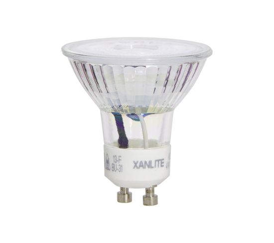 Ampoule LED Spot, Culot Gu10, 4,5w Cons. (35w Eq.), Lumière Blanc Chaud, Angle Focalisé