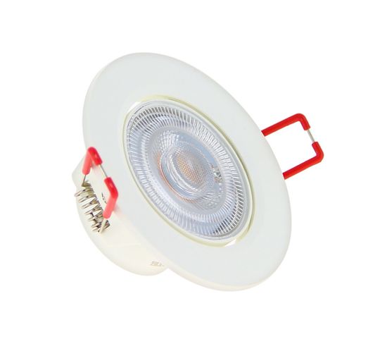 Spot Encastrable LED Intégré - Orientable - Cons. 4,5w (eq. 50w) - 345 Lumens - Blanc Neutre