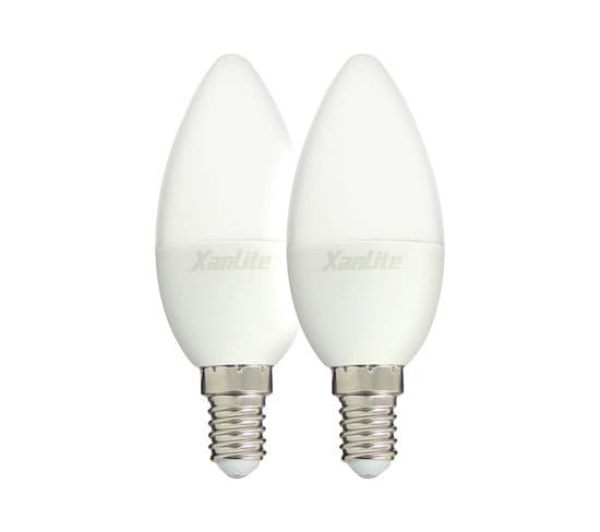 Ampoule LED Flamme, Culot E14, 5w Cons. (40w Eq.), Lumière Blanc Chaud