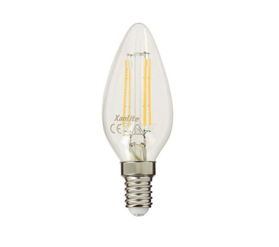 Ampoule éclairante LED 4W équiv 40W 470lm E14 Transparent