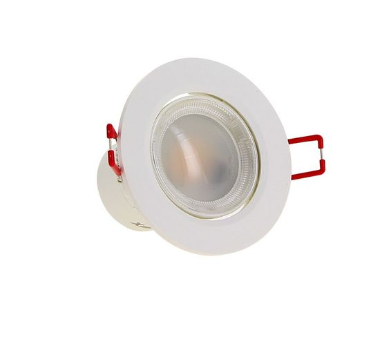 Spot Encastrable LED Intégré - Blanc Chaud + Rvb - Orientable - Cons. 6,8w (eq. 40w) - 345 Lumens