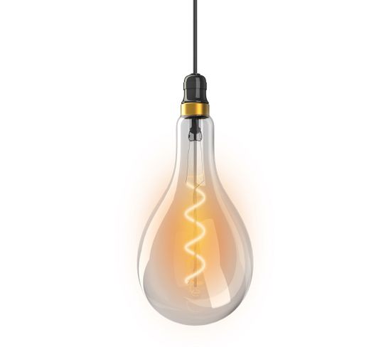 Ampoule LED Giant Poire / Vintage, Culot E27, 4w Cons. (30w Eq.), 323 Lumens, Lumière Blanc Chaud