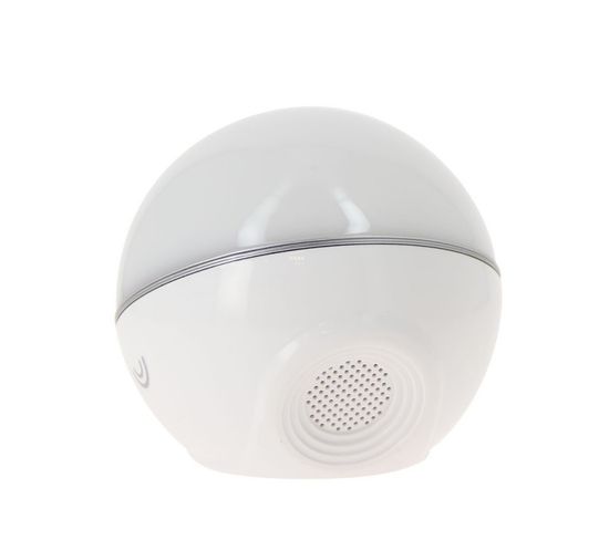 Mini Sphère Sonolux - Blanc Et Multicolor - Haut Parleur Bluetooth