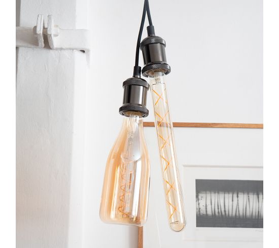Ampoule bouteille LED filament  Ambre