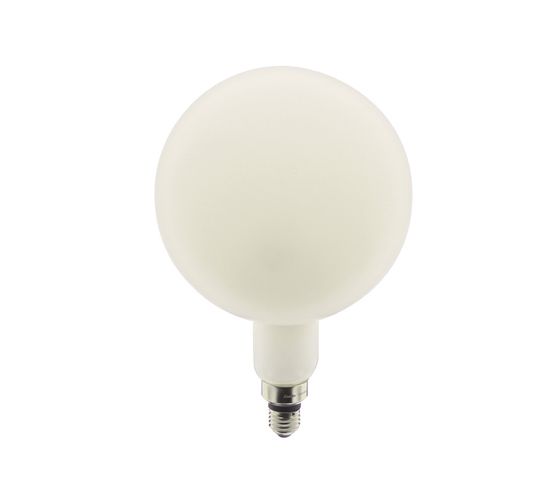 Ampoule LED Déco Éclairante Globe Xxl Opaline Au Verre Lacté, Culot E27, 24w Cons. (185w Eq.), 3200