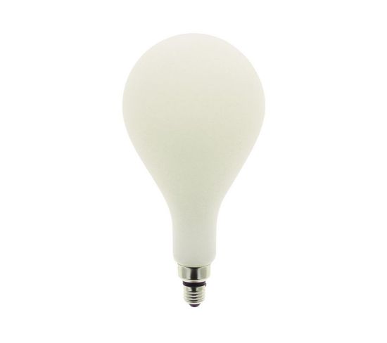 Ampoule LED Déco Éclairante Poire Opaline Au Verre Lacté, Culot E27, 24w Cons. (185w Eq.), 3200