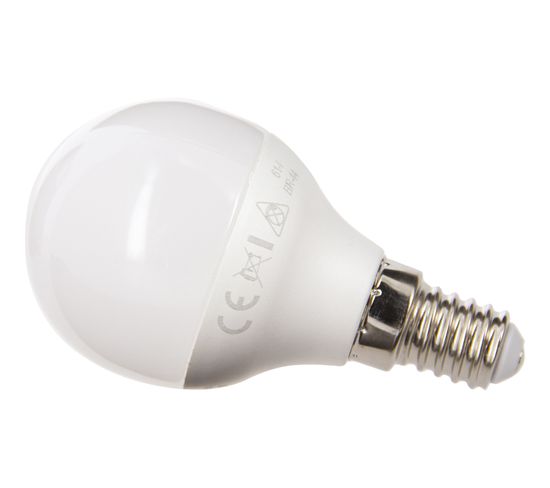 Ampoule LED Smd P45 Opaque, Culot E14, 470 Lumens, Conso. 5,3w (eq. 40w), 4000k, Blanc Neutre
