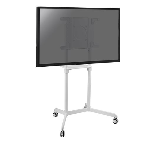 Chariot Écran TV 37''-70'' Compatible Samsung Flip® Et Microsoft Surface Hub® 2s, Blanc