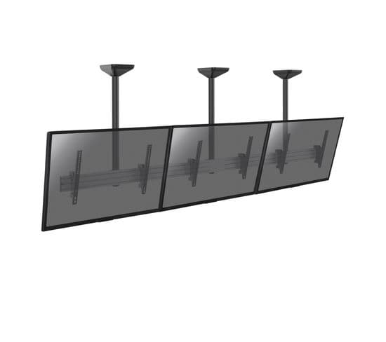 Support Plafond Menu Board 3 Écrans 45''-50'' - Hauteur 100cm