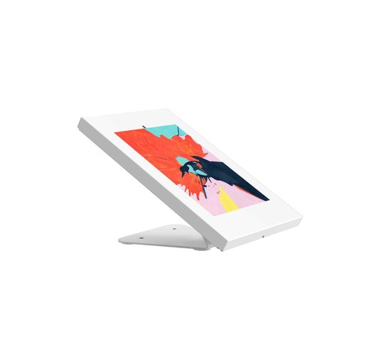 Support Mural Ou De Table Universel Pour Tablette Apple Et Samsung 9.7''-11'', Blanc