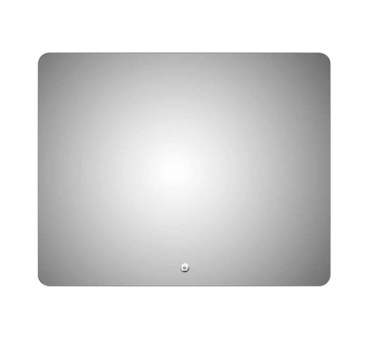 Miroir LED Silver Moon - 100x80 Cm - Gris Clair
