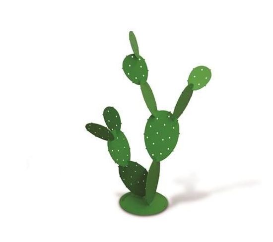 Cactus Métal Figuier H120 - Vert