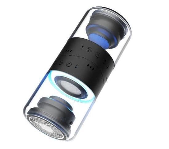 Enceinte Bluetooth 5.0 Wishake Vibes 8h D'autonomie 10w Ipx4 Jeu LED Colorées