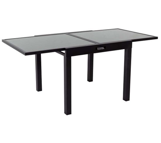 Table De Jardin Aluminium Extensible "porto 8" - Phoenix - Noir
