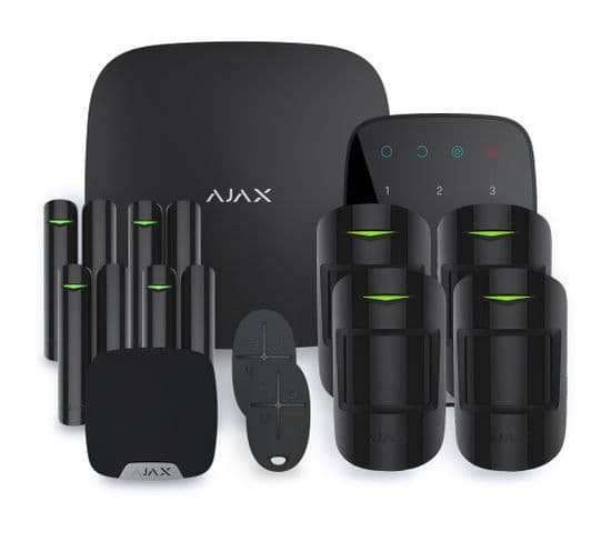 Alarme Maison Ajax Starterkit Plus Noir - Kit 4