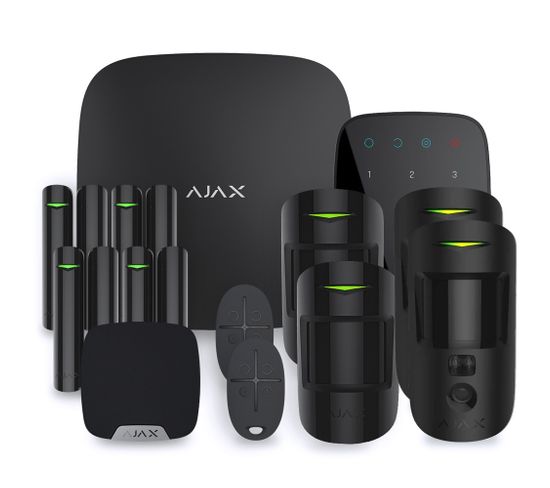 Alarme Maison Ajax Hub 2 Noir  - Kit 4