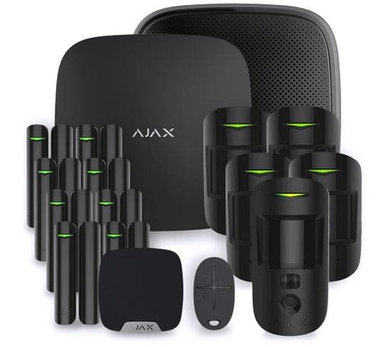 Alarme Maison Ajax Hub 2 Noir  - Kit 6