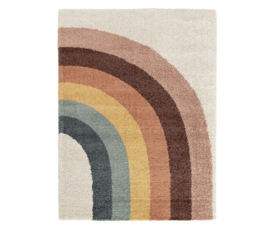 Leeloo - Tapis Contemporain à Motif Géométrique - Couleur - Multicolore, Dimensions - 160x230 Cm