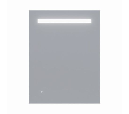 Miroir Lumineux Elegance 80x105 Cm - Avec Interrupteur Sensitif