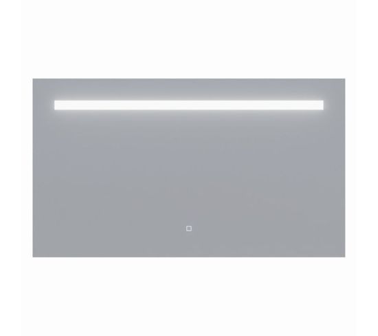 Miroir Lumineux Elegance 140x80 Cm - Avec Interrupteur Sensitif
