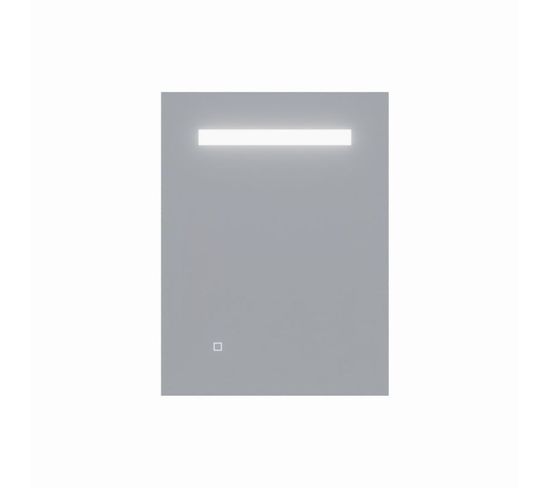Miroir Lumineux Elegance 60x80 Cm - Avec Interrupteur Sensitif