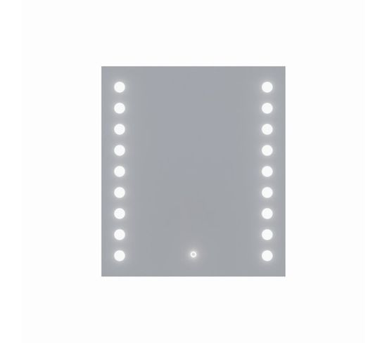 Miroir Lumineux Antibuée Starled 70x80 Cm
