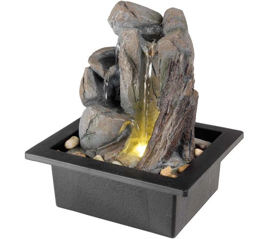 Fontaine En Polyrésine Avec LED  Zen Modèle 1