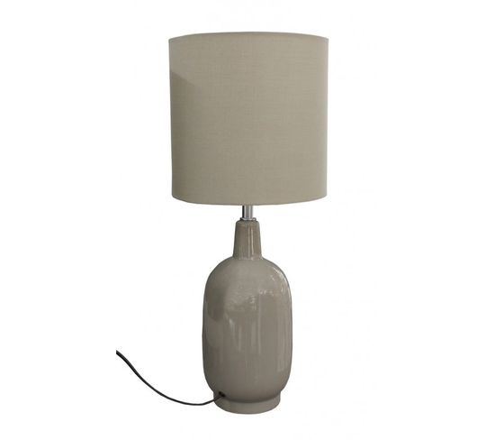 Lampe À Poser Vase Céramique Design Vintage Petit Modèle - Gaïa