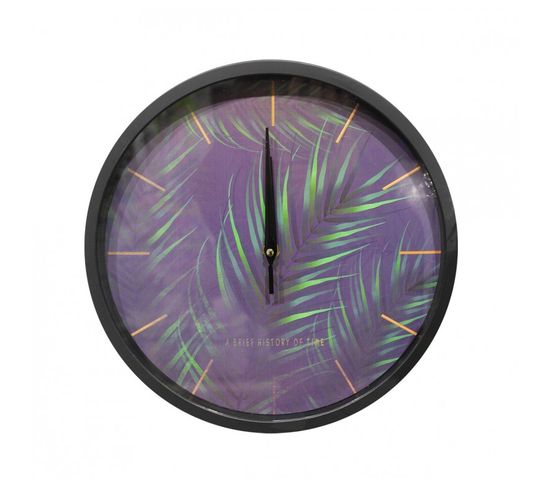 Horloge 30 Cm Violet - Poesie