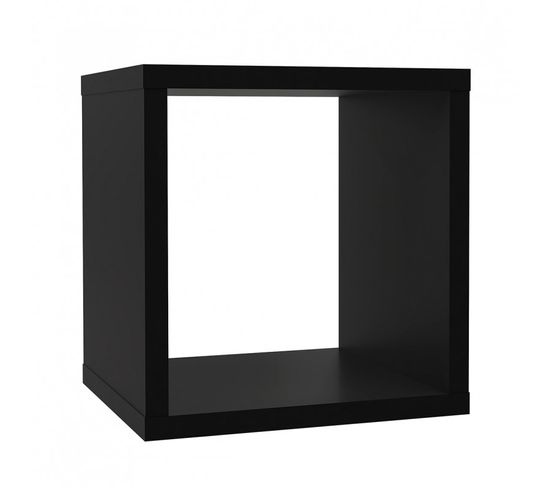 Etagère Cube 1 Casier Noir Mat - Classico