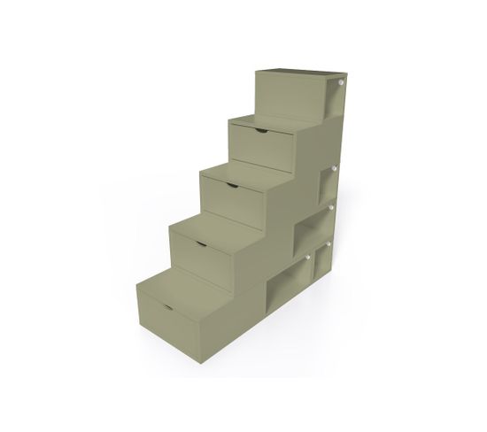 Escalier Cube De Rangement Hauteur 125 Cm  Taupe