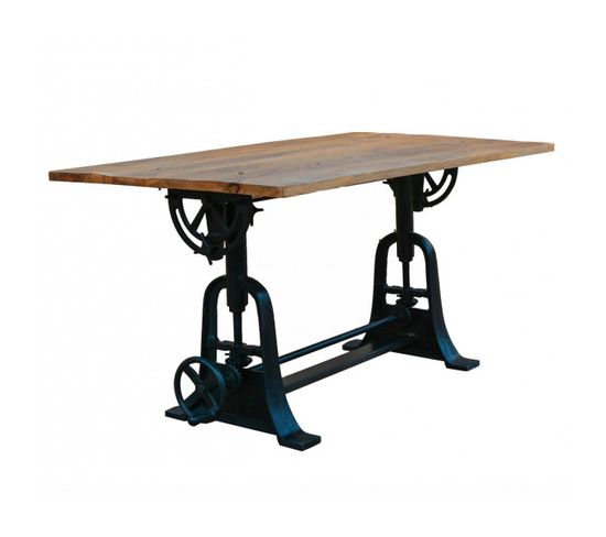 Draw - Table En Bois De Style Industriel L150