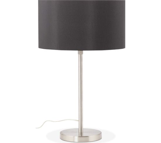 Lampe De Table Résine Noir 36x36x79cm