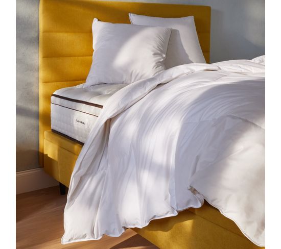 Tête de lit tissu L.160 cm NUIT FAUBOURG VICTOIRE jaune